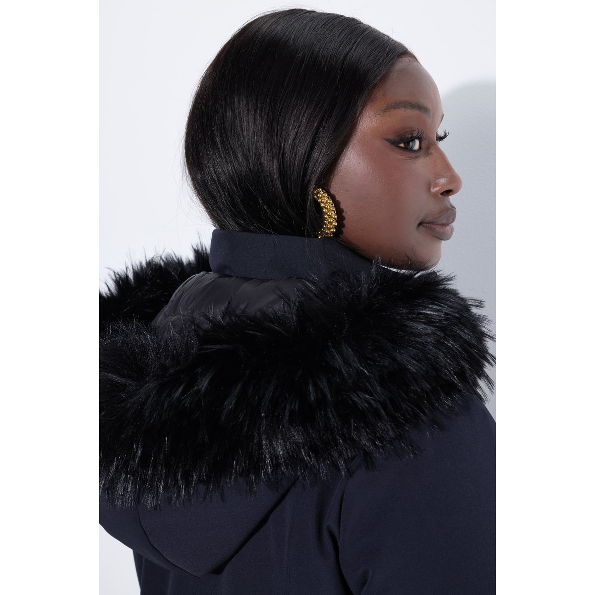 Veste technique à capuche marine foncé, ULLA POPKEN