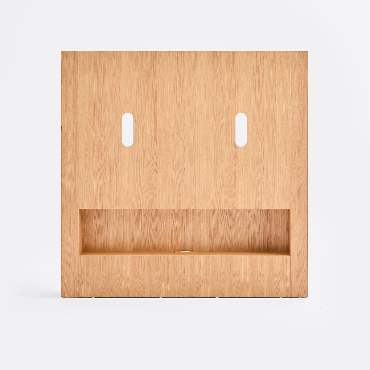 Tv-meubel voor wandmontage, eiken fineer, met 1 nis, LASTER eikkleur, LA REDOUTE INTERIEURS