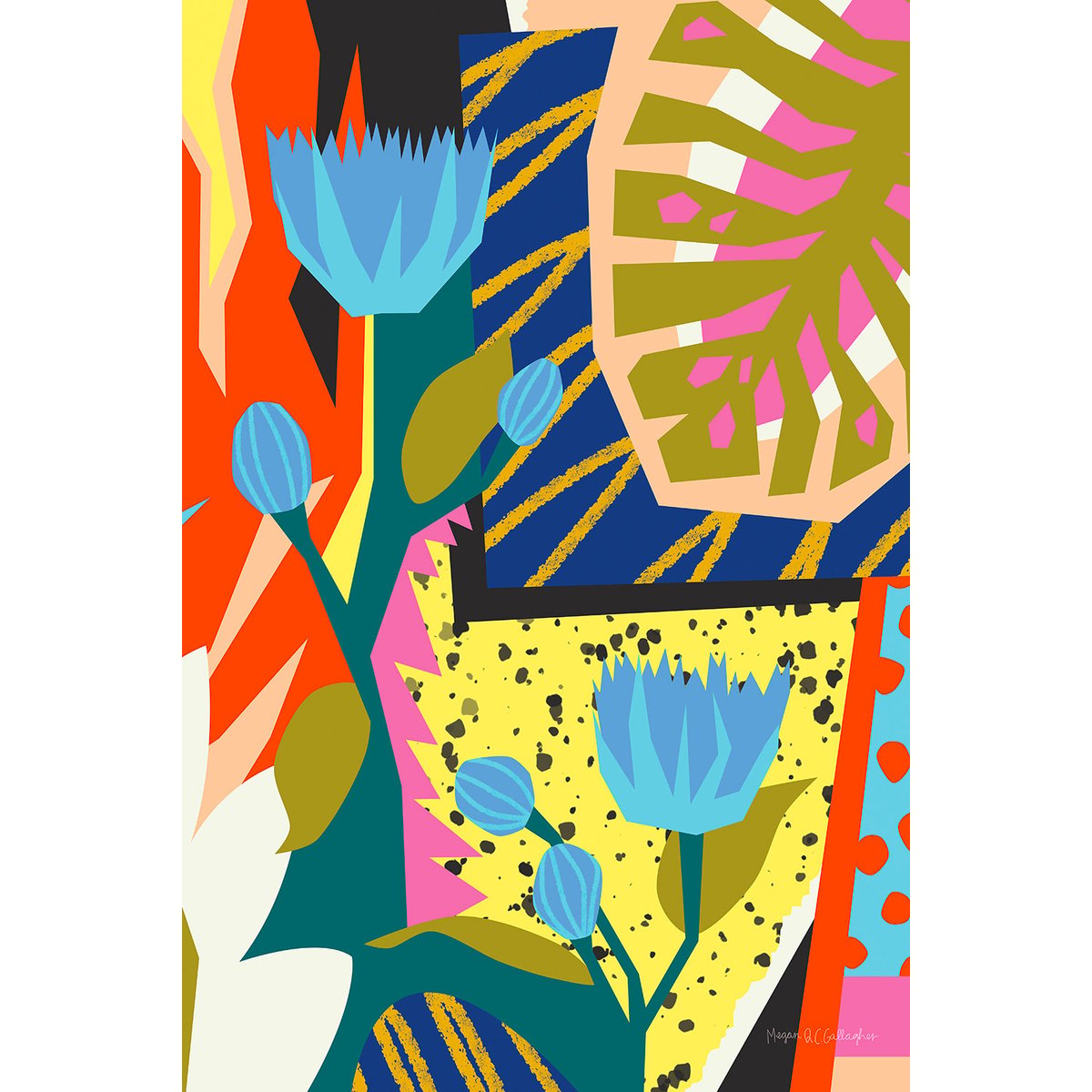 Tableau pop art né dans les années 80 tableau alu dibond, HEXOA
