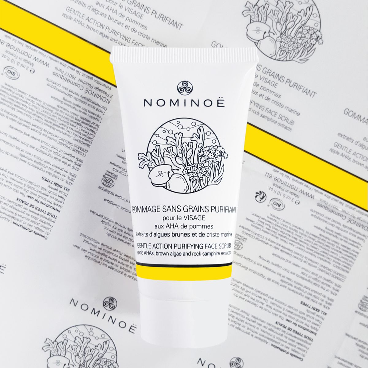Gommage sans grains purifiant couleur unique, NOMINOE