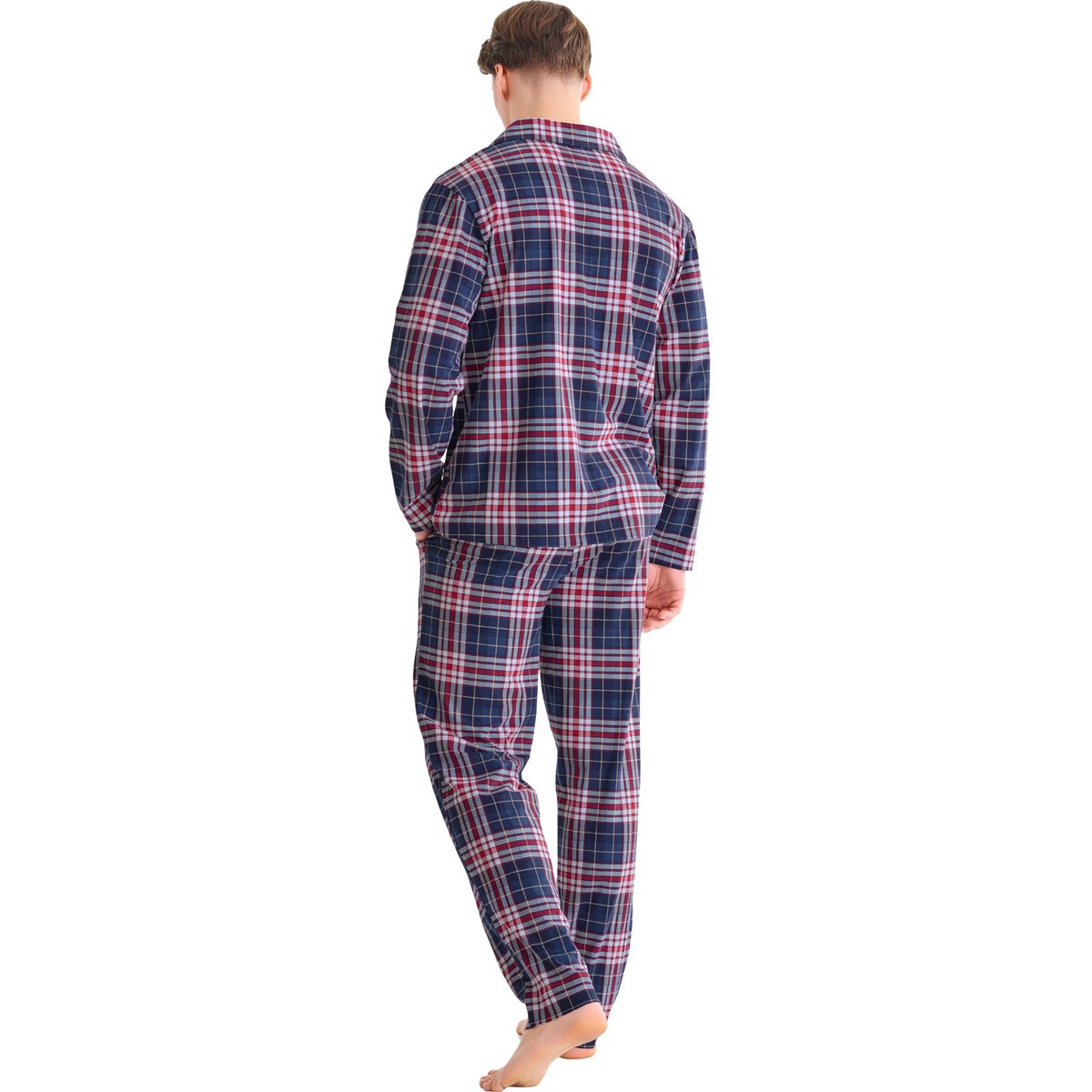 Haut pyjama chemise manches longues COSY NIGHTS imprimé, LISCA