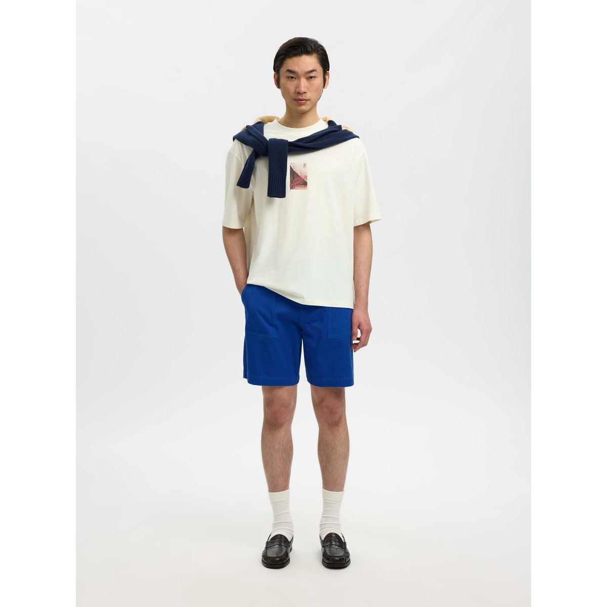 T-Shirt egret 1, SELECTED
