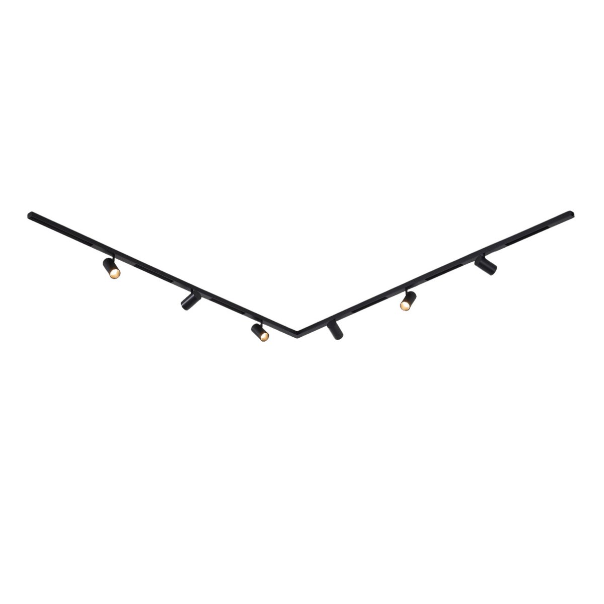 Kit rail magnétique 30W en L - LYNE noir, KOSILUM