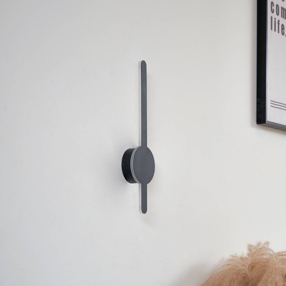 Applique moderneLED, Borian noir, LINDBY