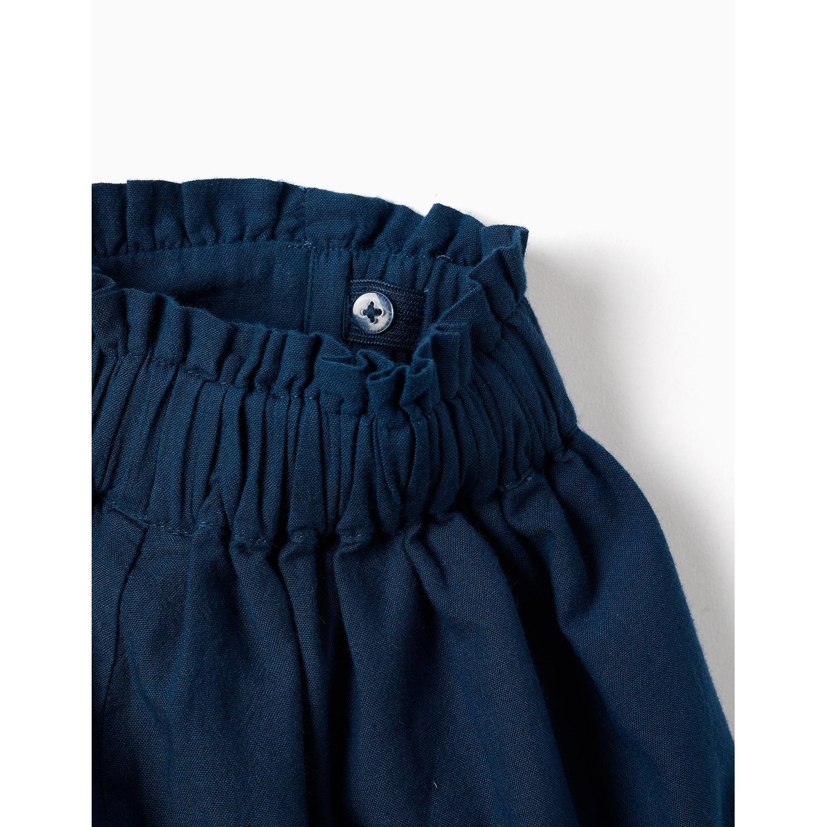 Short en coton avec taille élastique You&Me bleu, ZIPPY