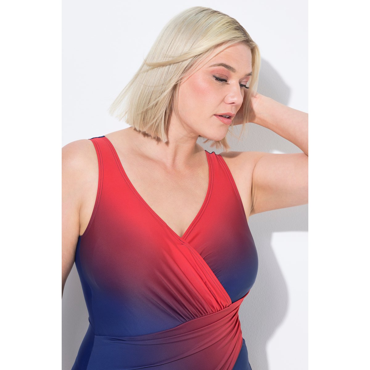 Maillot de bain avec dégradé de couleurs. marine, ULLA POPKEN