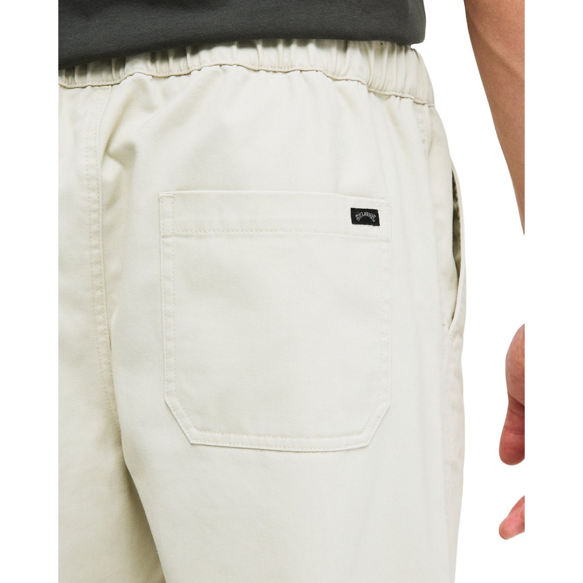 Pantalon taille élastiquée LENNOX beige chino, BILLABONG