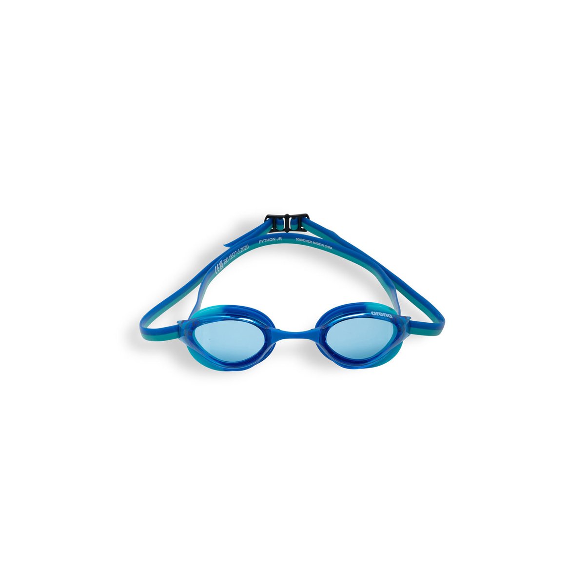 lunettes de natation arena kids junior python racing blue-blue-peacock, ARENA