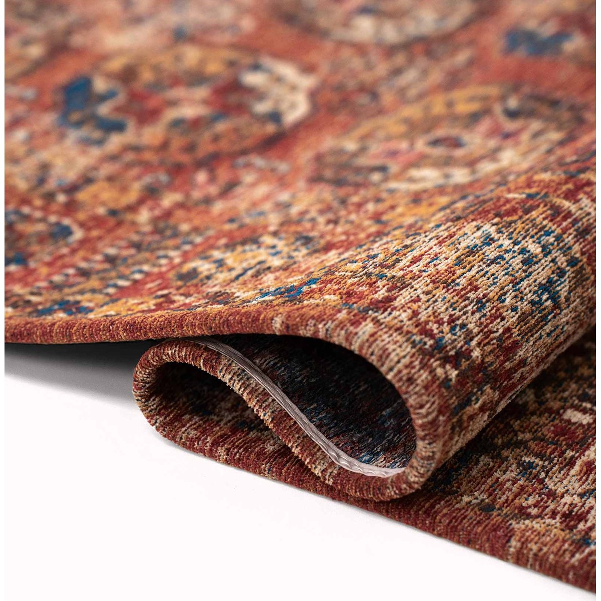 Tapis tissé plat style orient KASAK rouge, NOVATREND