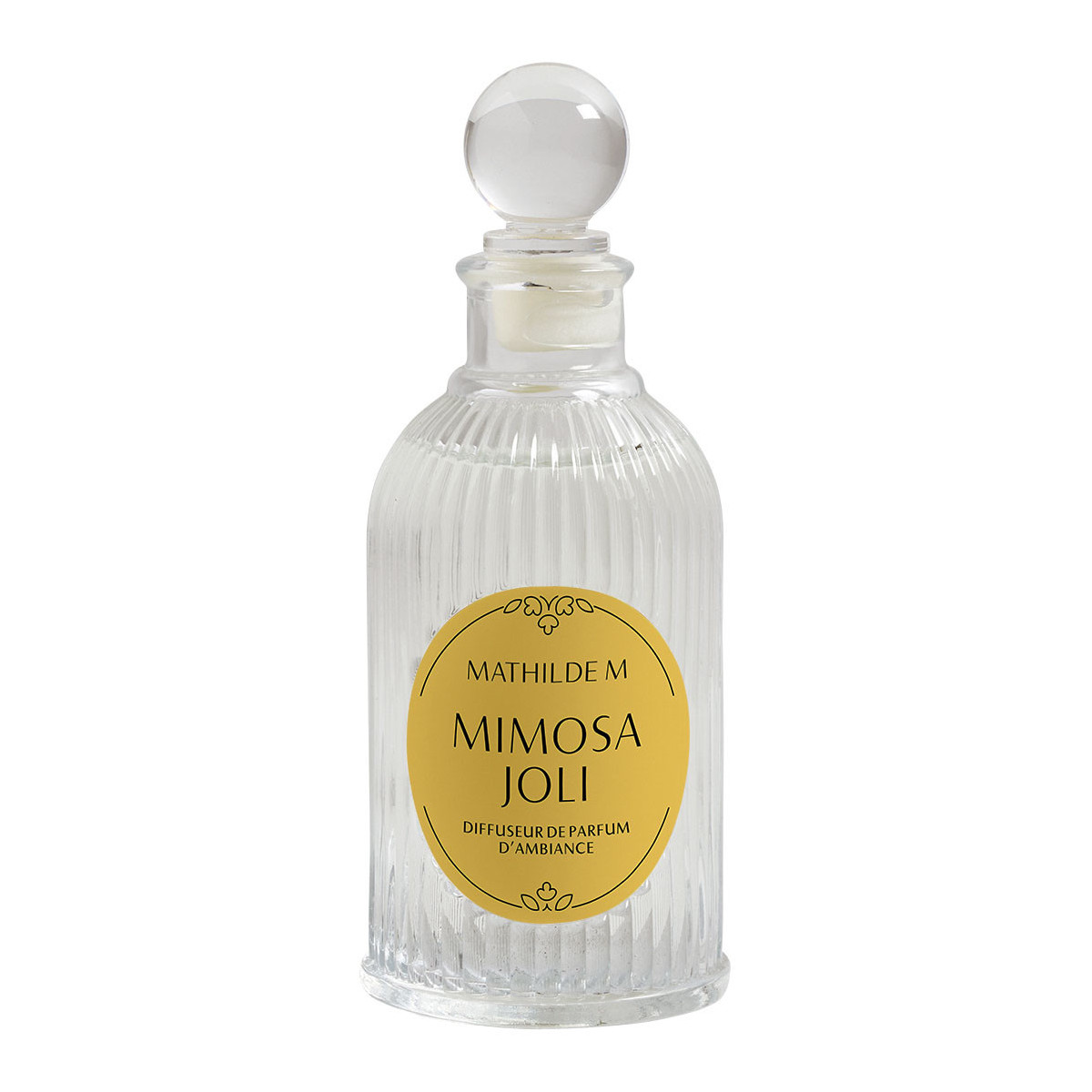 Diffuseur parfum d'ambiance 200 ml - Mimosa transparent, MATHILDE M
