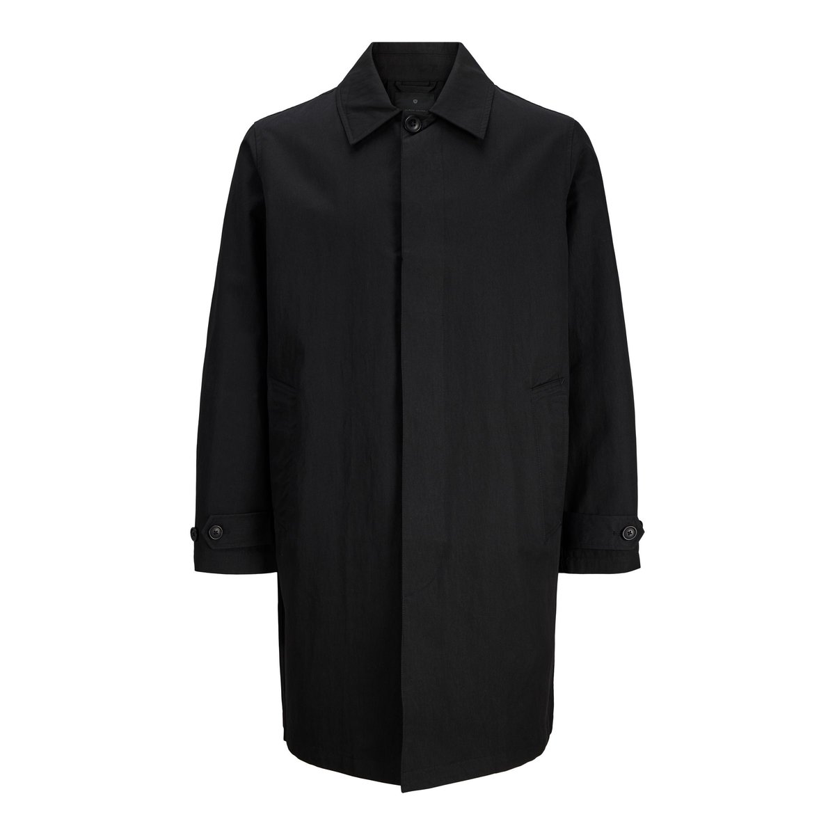 Trench Coat black 1, JACK & JONES