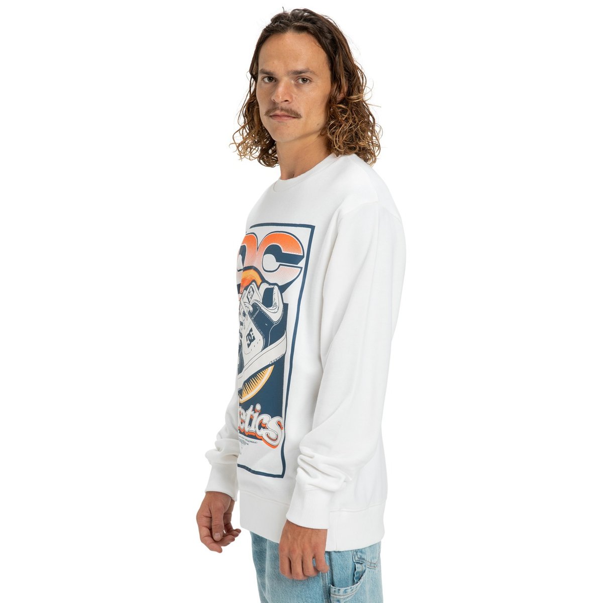 Sweat MANTECA TRIBUTE. blanc white, DC SHOES