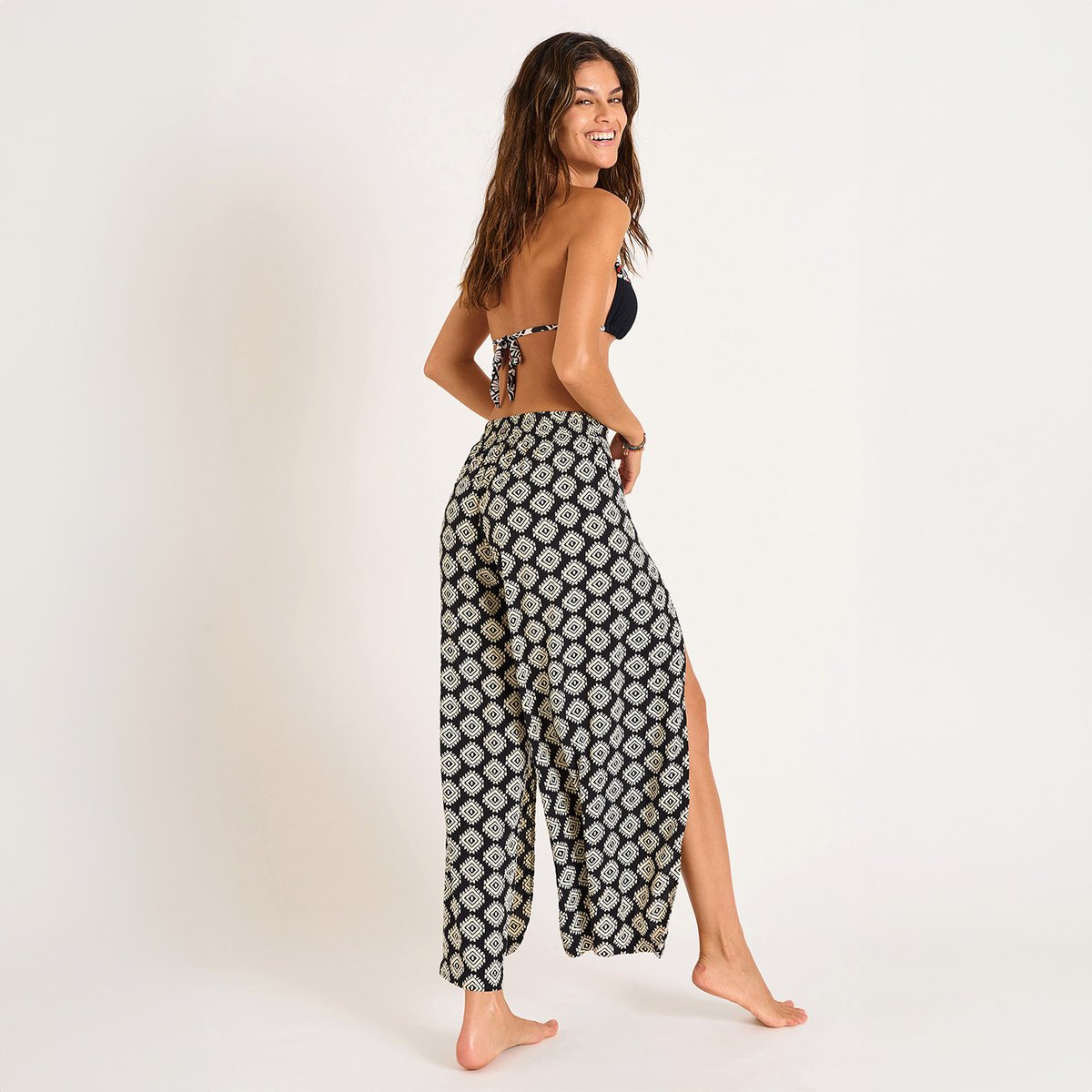Pantalon Stefa - SARONG noir, BANANA MOON
