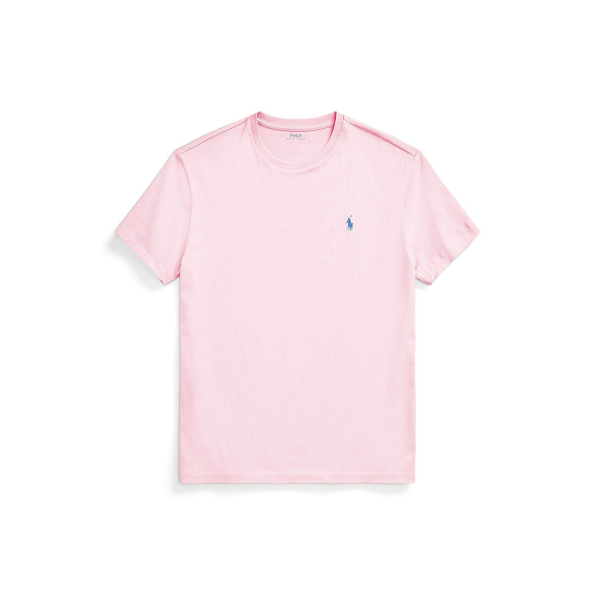 T-shirt col rond en jersey coupe ajustée rose, POLO RALPH LAUREN