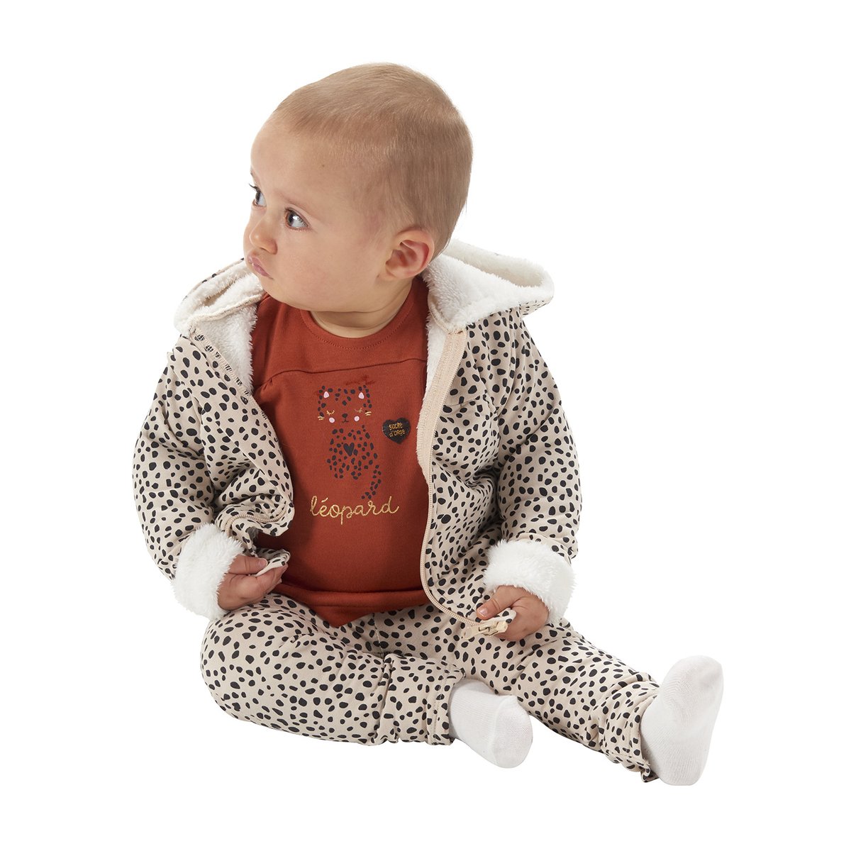 Cardigan a capuche dounia blanc, SUCRE D'ORGE