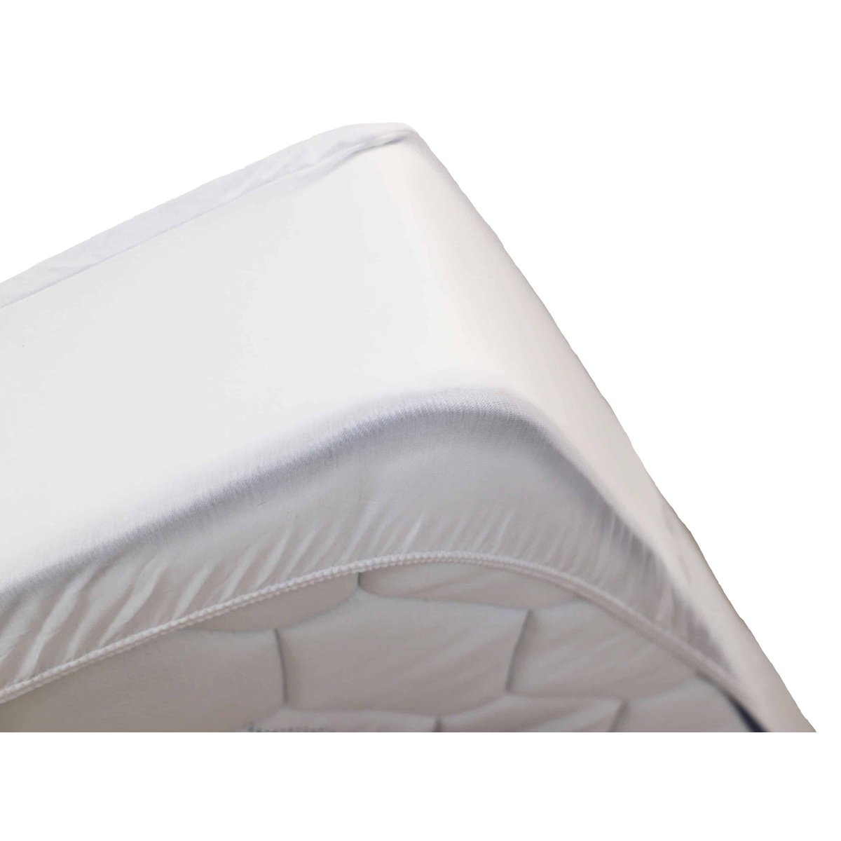 Drap housse coton 120 fils jersey extensible DOUCEUR caramel, LINANDELLE