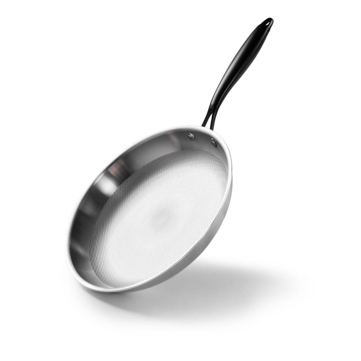 Poêle en titane triplex 32cm induction couleur unique, LAGUIOLE CUISSON