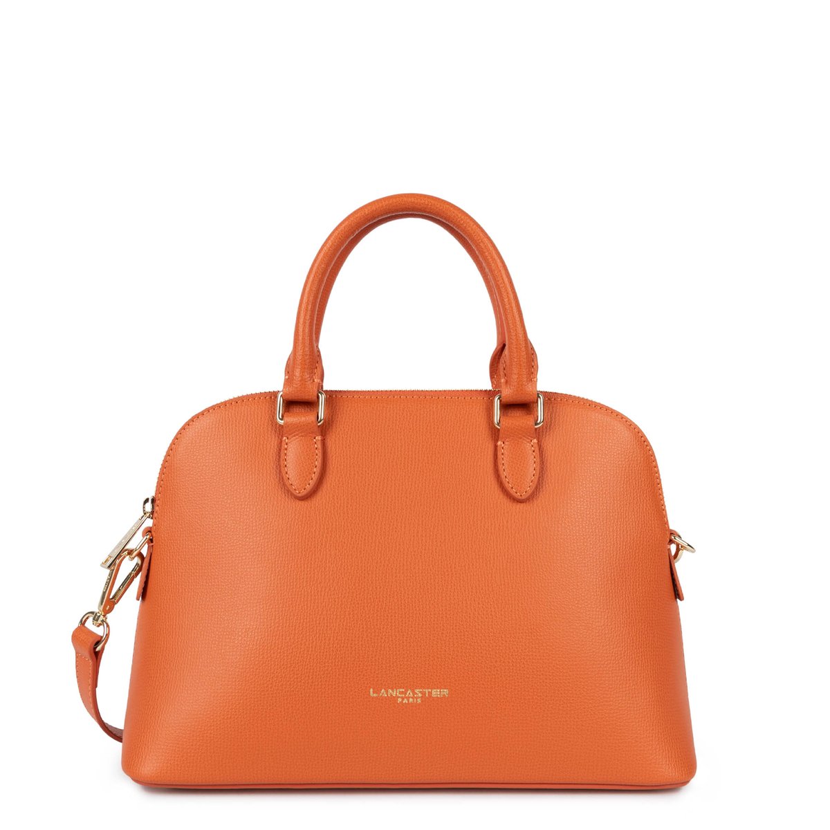 Sac demi lune zippé M SIERRA JIA orange, LANCASTER
