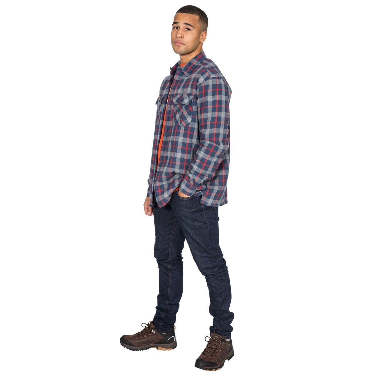 Chemise manches longues RAPESEED bleu, TRESPASS