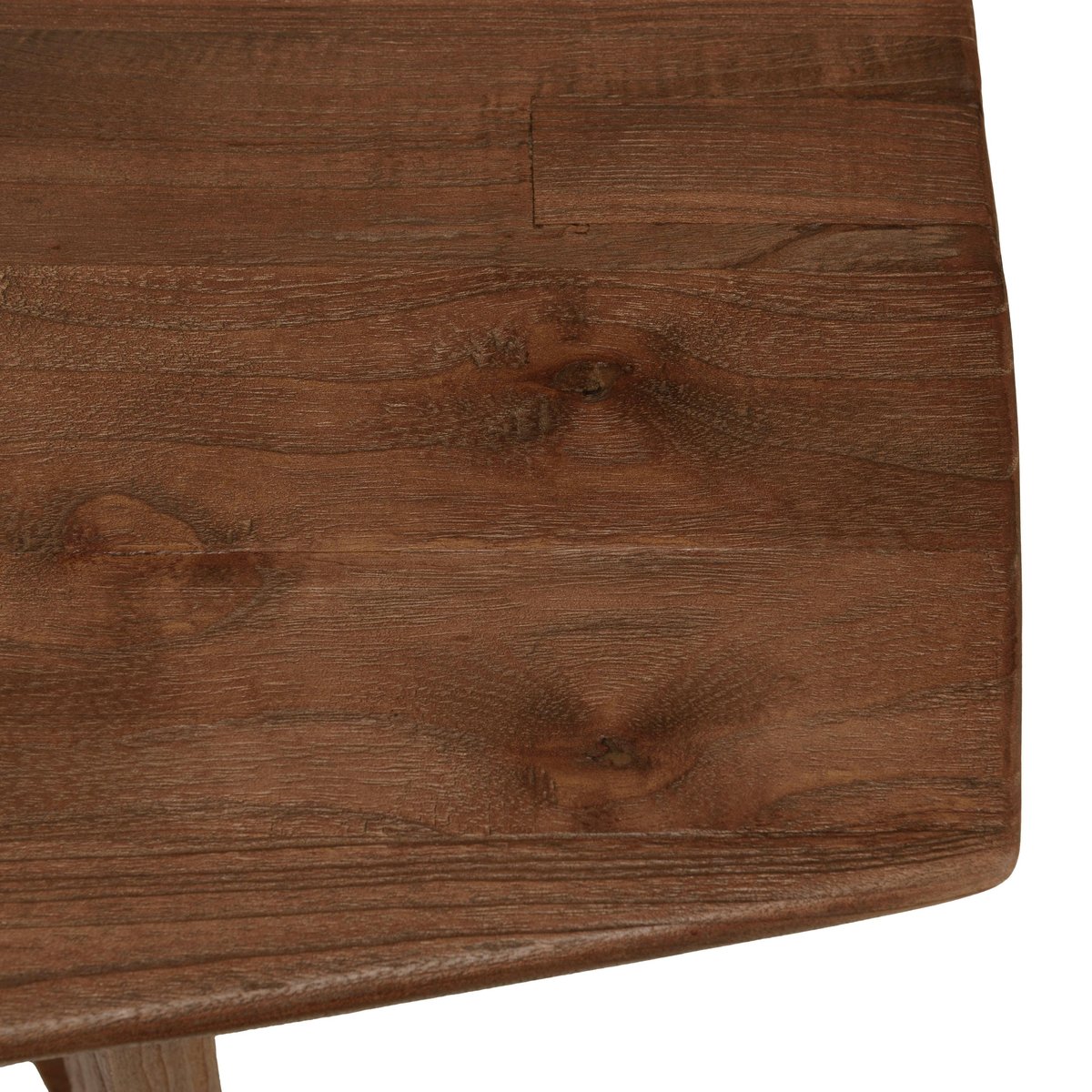 Table à manger rectangulaire 200x100cm bois de mindi ARCUS bois naturel, PIER IMPORT
