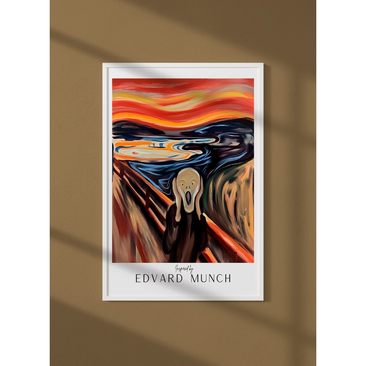 Affiche Edvard Munch n°12 blanc, L'AFFICHERIE