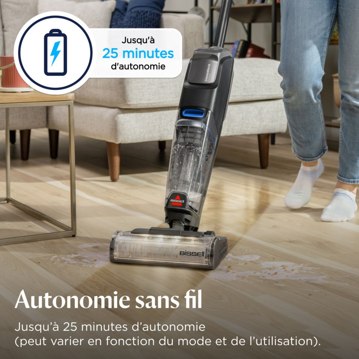 Nettoyeur de sol Crosswave OmniFind Pro 4008N couleur unique, BISSELL