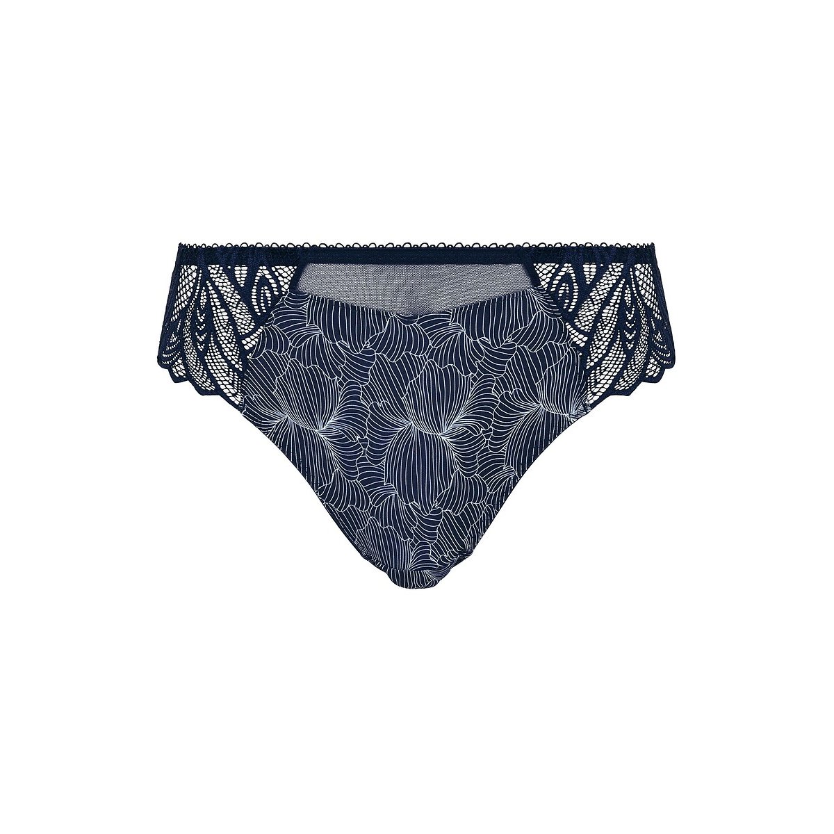 Slip aus Spitze und Mikrofaser SABRINA koralle marine, SANS COMPLEXE