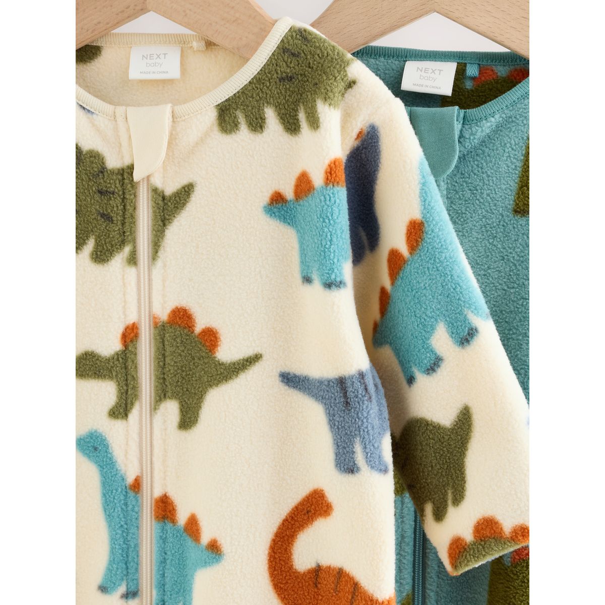 Dors-bien en micro polaire bébé, lot de 2 bleu, NEXT