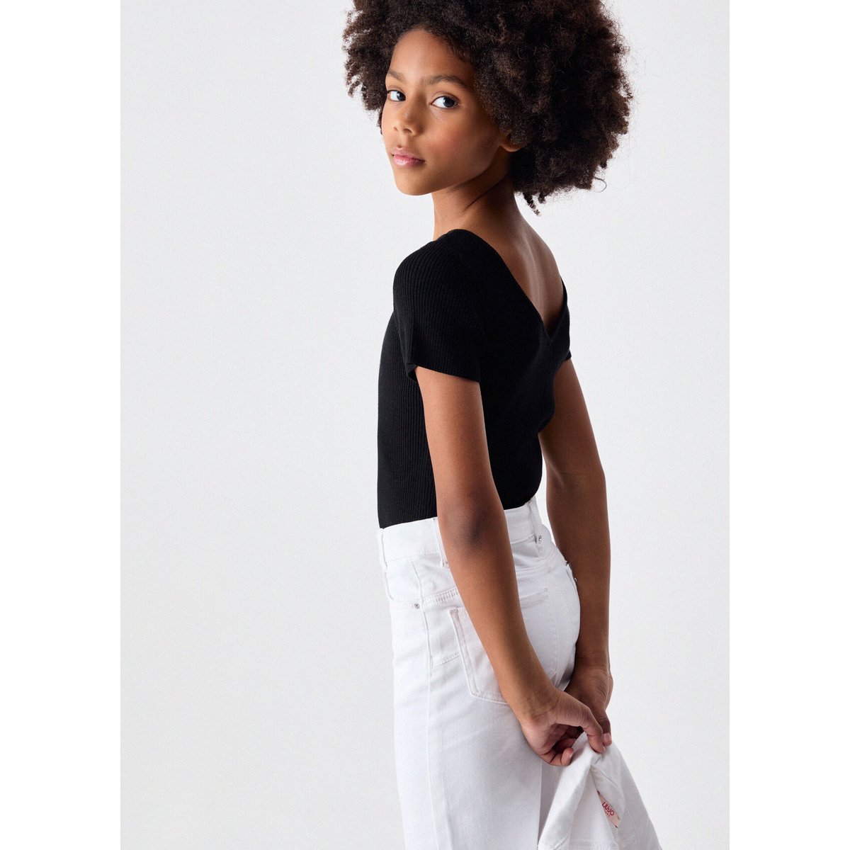 Top en maille noir, LIU JO
