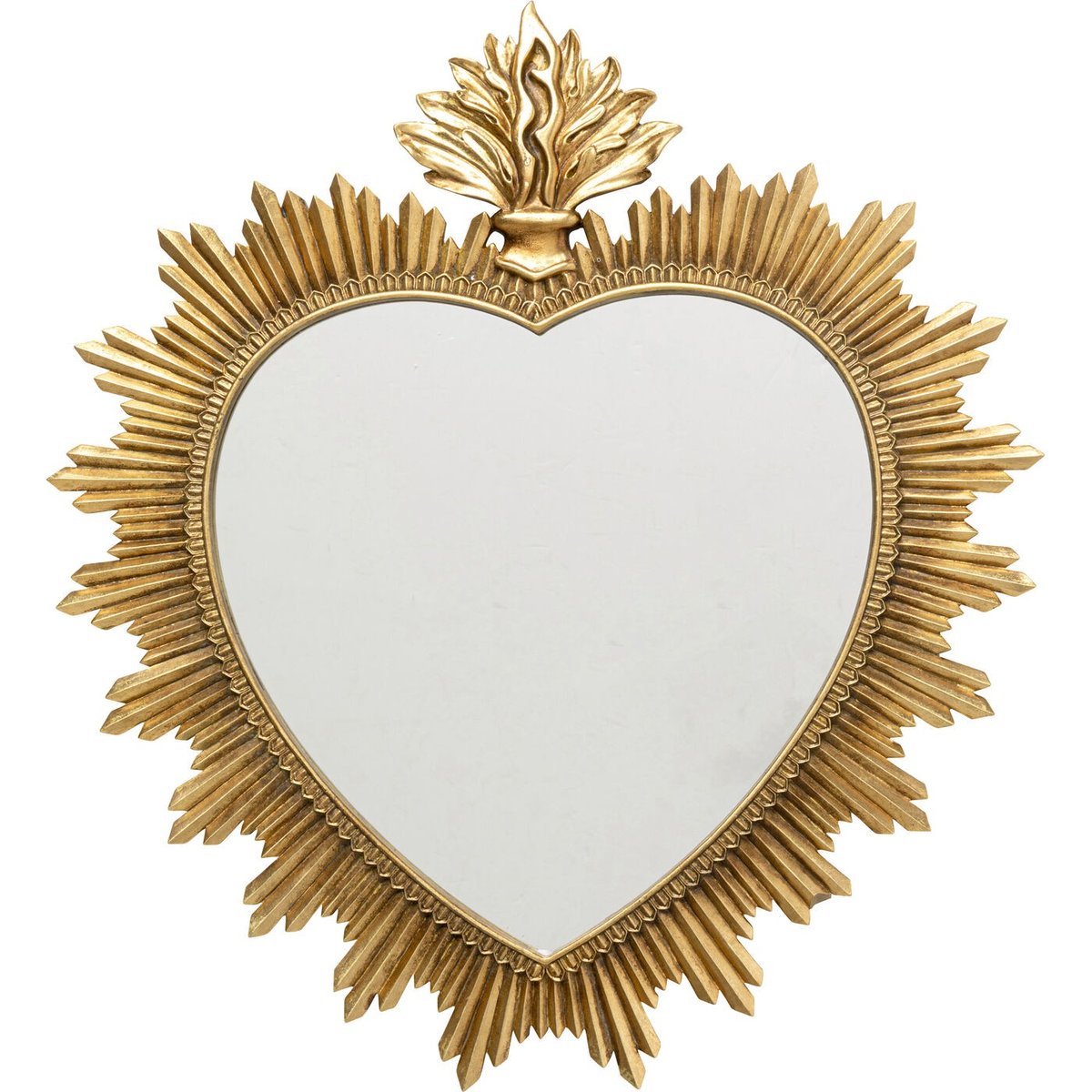 Miroir coeur doré or, KARE DESIGN