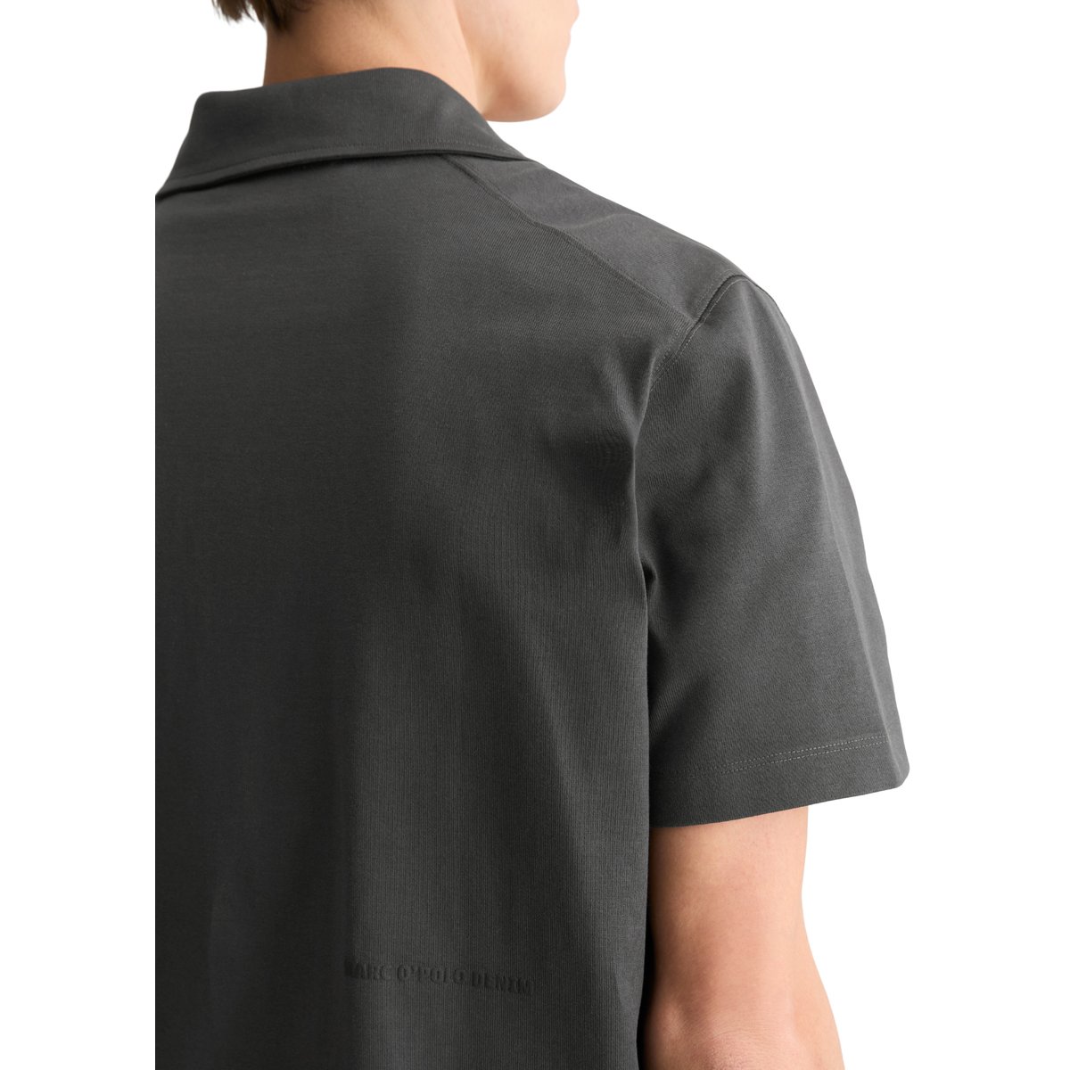 DfC Tee-shirt en jersey oversized en jersey de coton bio épais gris foncé, MARC O’POLO DENIM