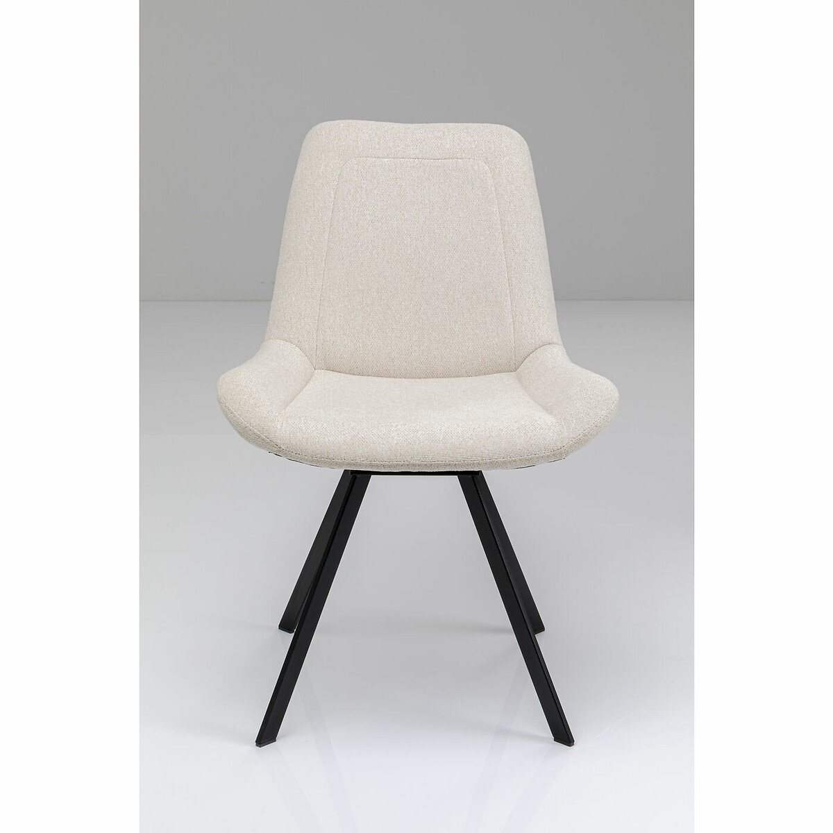 Chaise pivotante Blade crème crème, KARE DESIGN