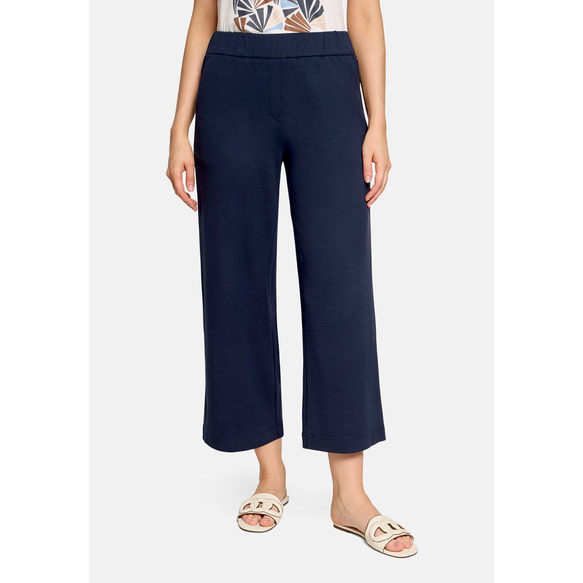 Jupe-culotte à taille élastique navy blue, BETTY & CO