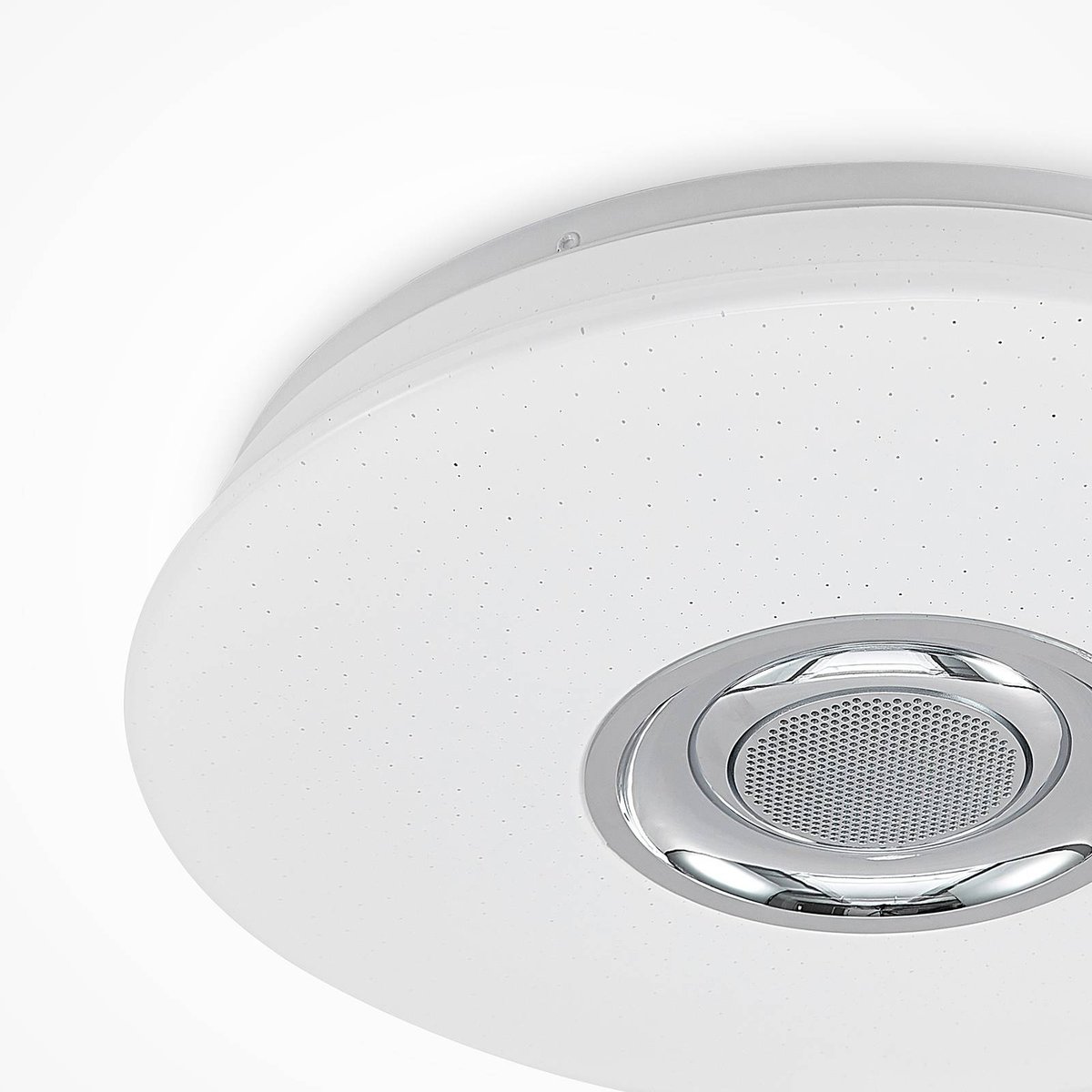 Plafonnier  moderneLED, Elpida blanc opale, LINDBY