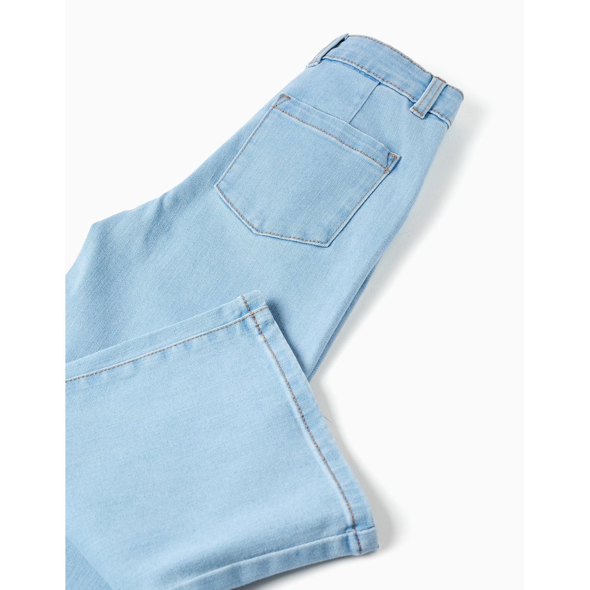 Jean à jambe large avec poches devant et derrière bleu clair, ZIPPY