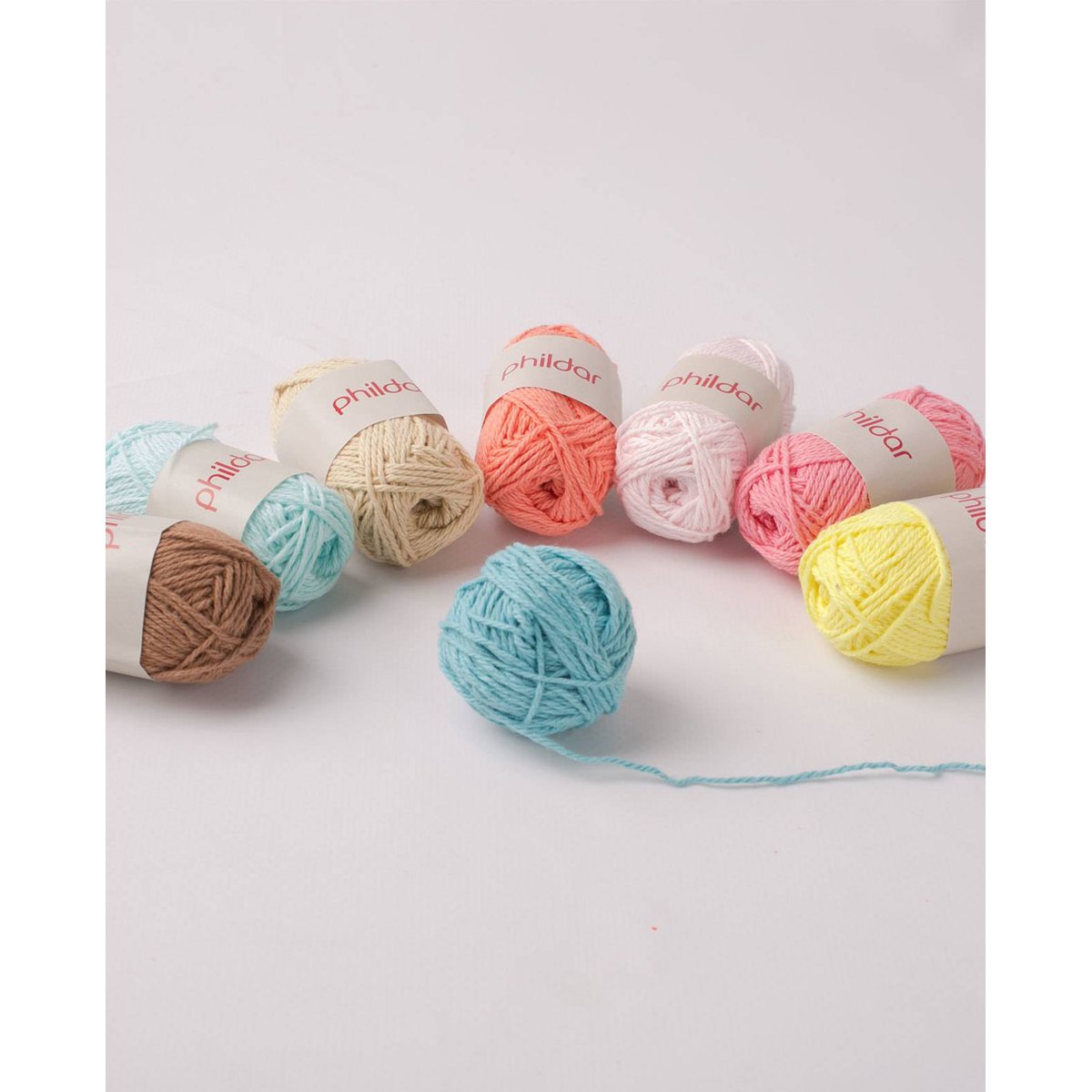 Sachet de 8 Mini-pelotes poudre, PHILDAR