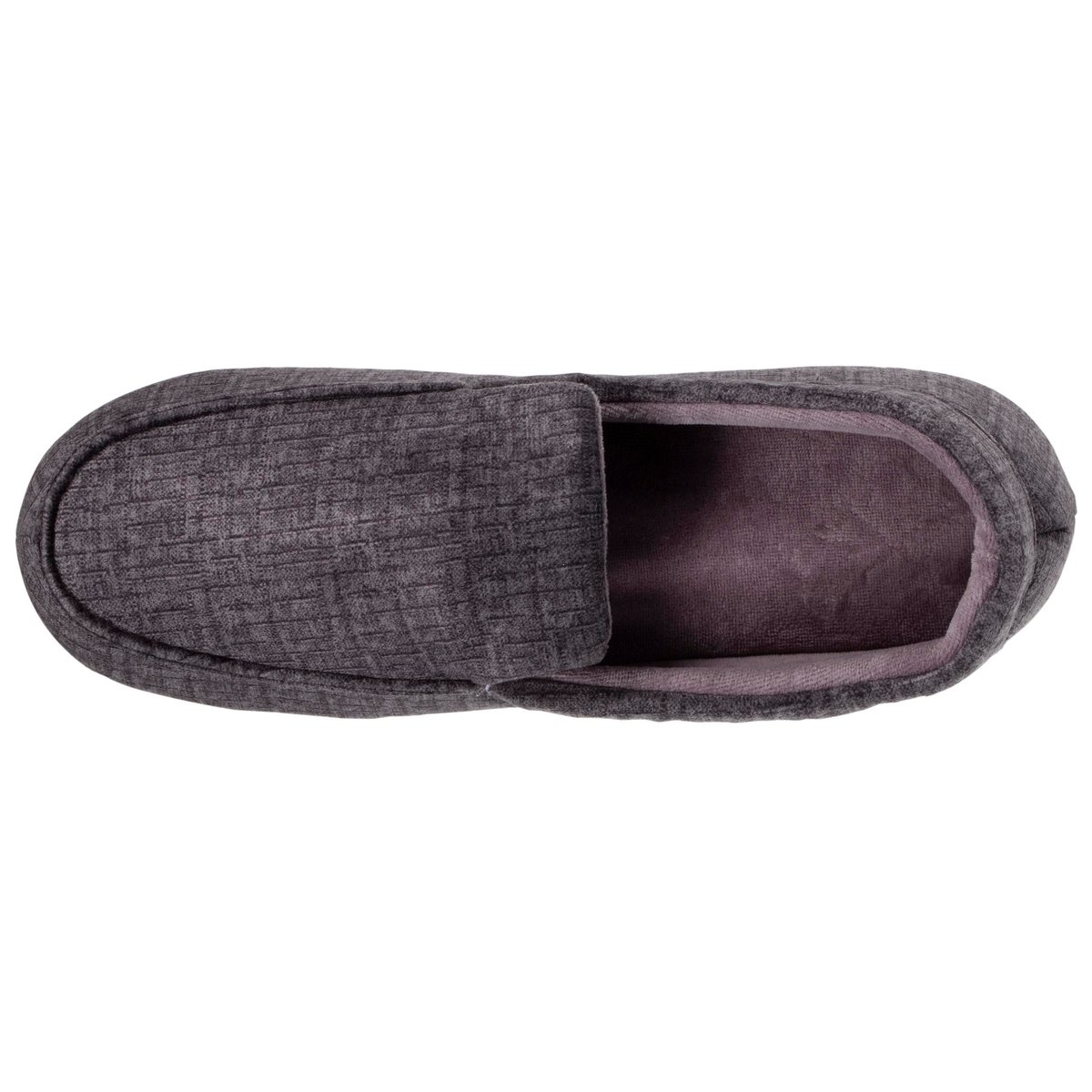 Chaussons Mocassins gris anthracite, ISOTONER