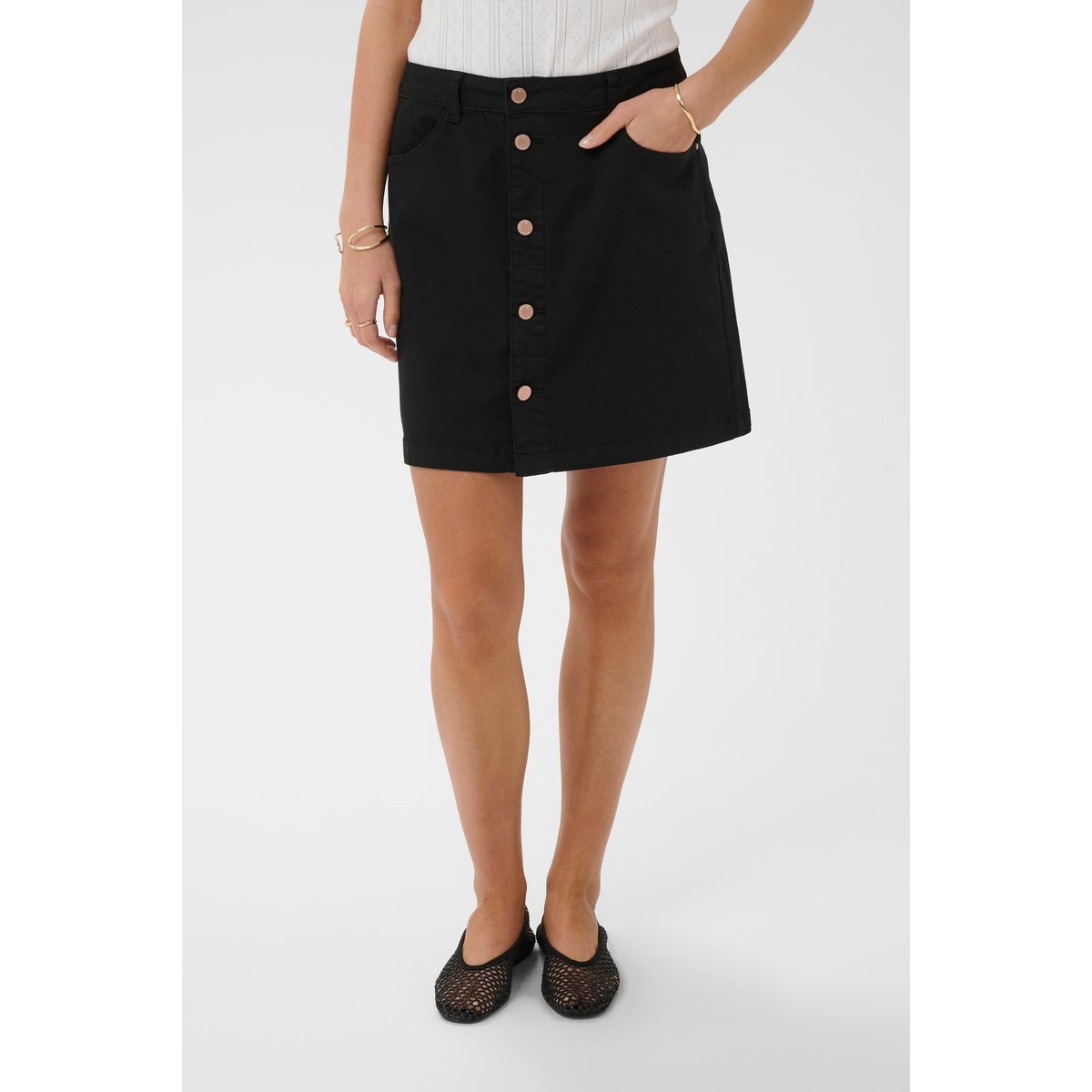 Jupe casual noir, CREAM