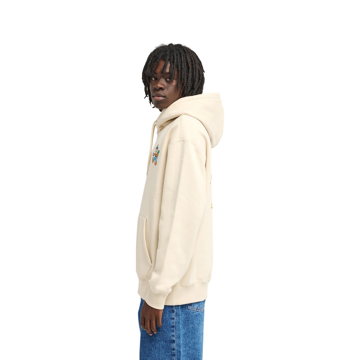 Sweat capuche PLANET HIKER beige oat milk, ELEMENT