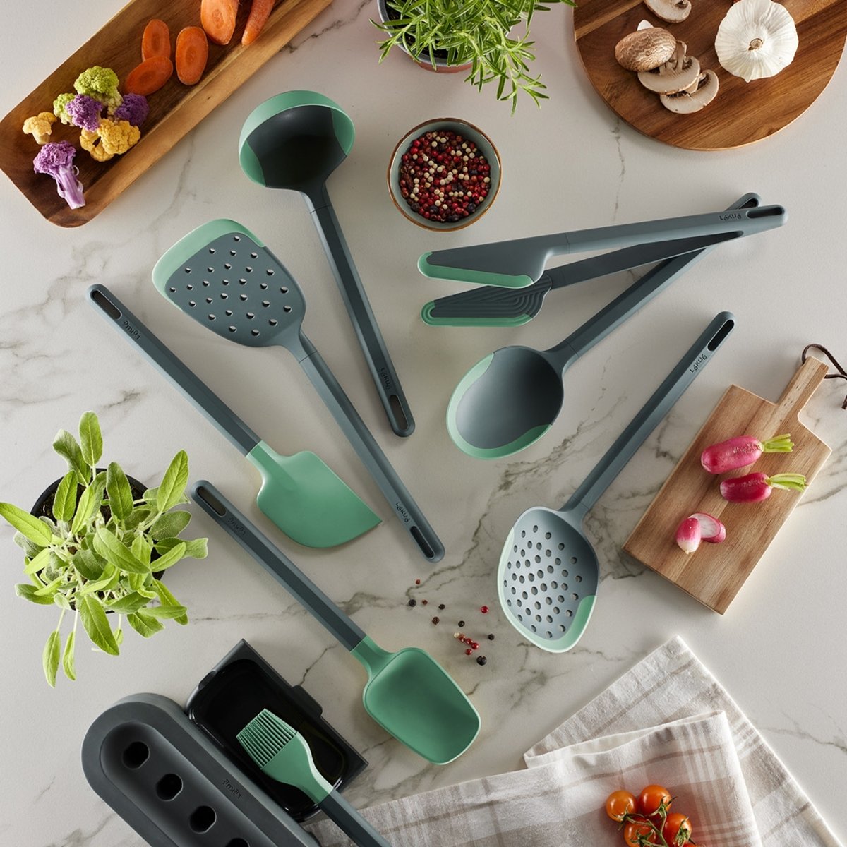 Pince de cuisine gris, LEKUE