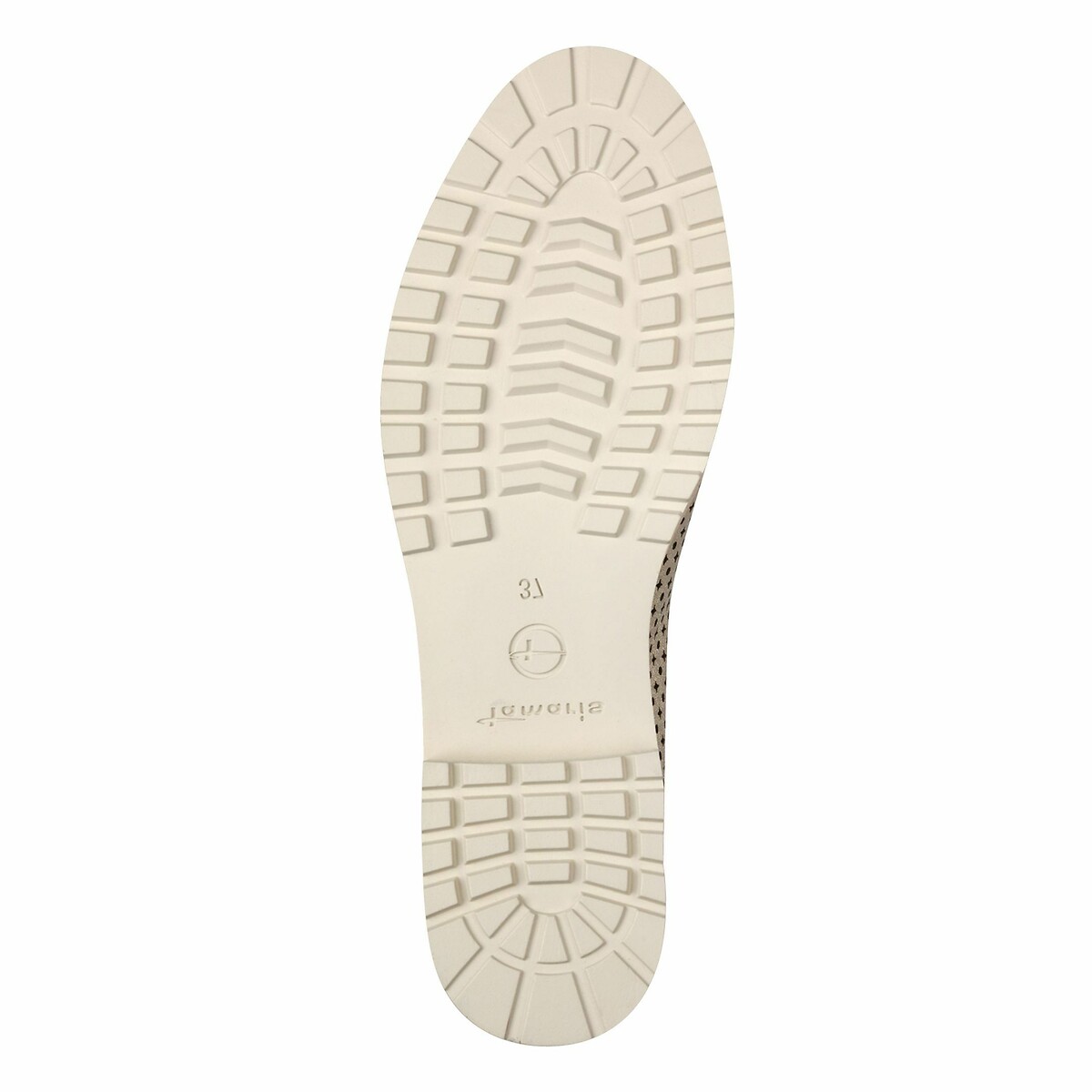 Openwork Leather Loafers gold-coloured, TAMARIS