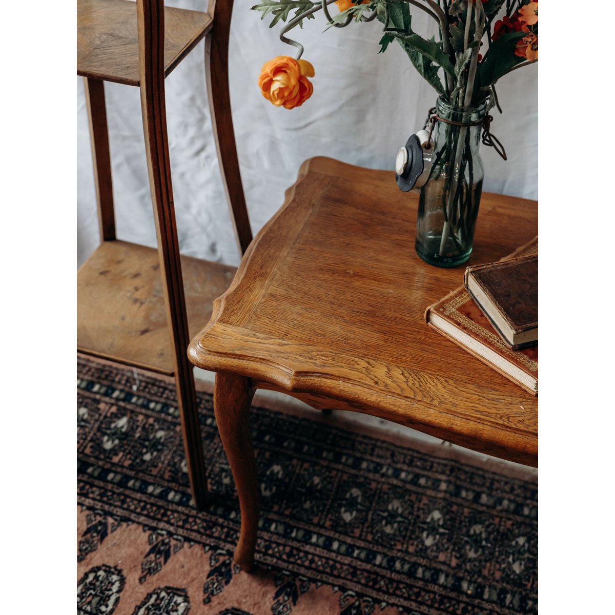 Table basse en bois clair Léonie N°338 - Bon état bois, DEBONGOUT