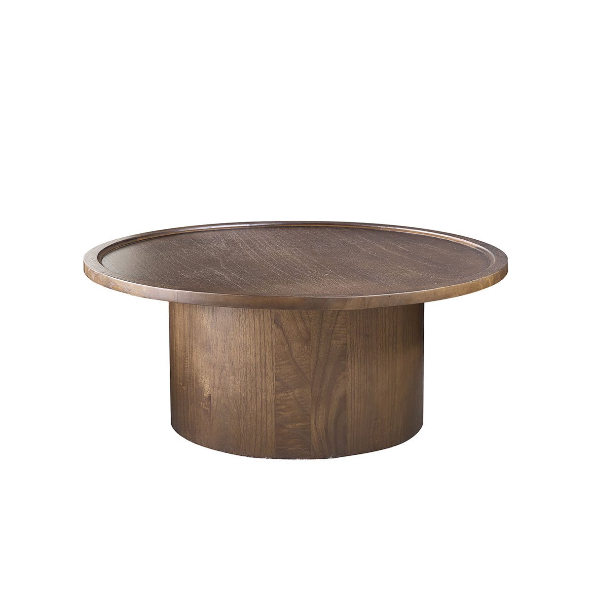 Table basse en bois massif 100 cm SOLÈNE marron, BERAH GETAH