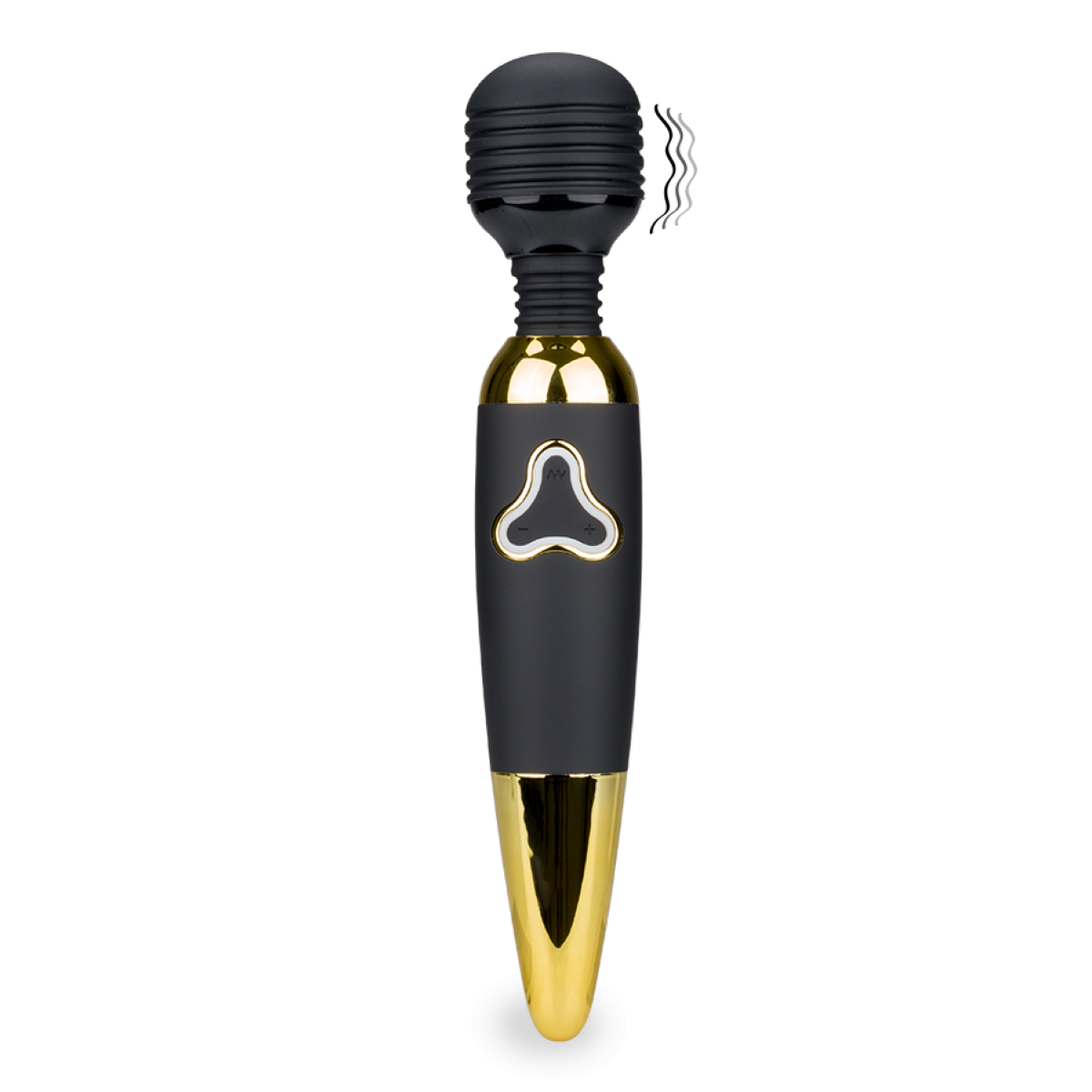 Vibro fantasy wand puissant 7 modes USB noir, LOVE AND VIBES