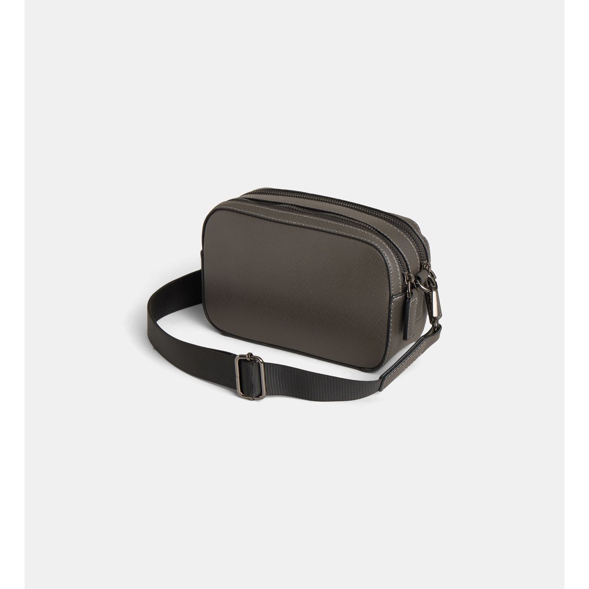 Sacoche leo saffiano gris, GALERIES LAFAYETTE