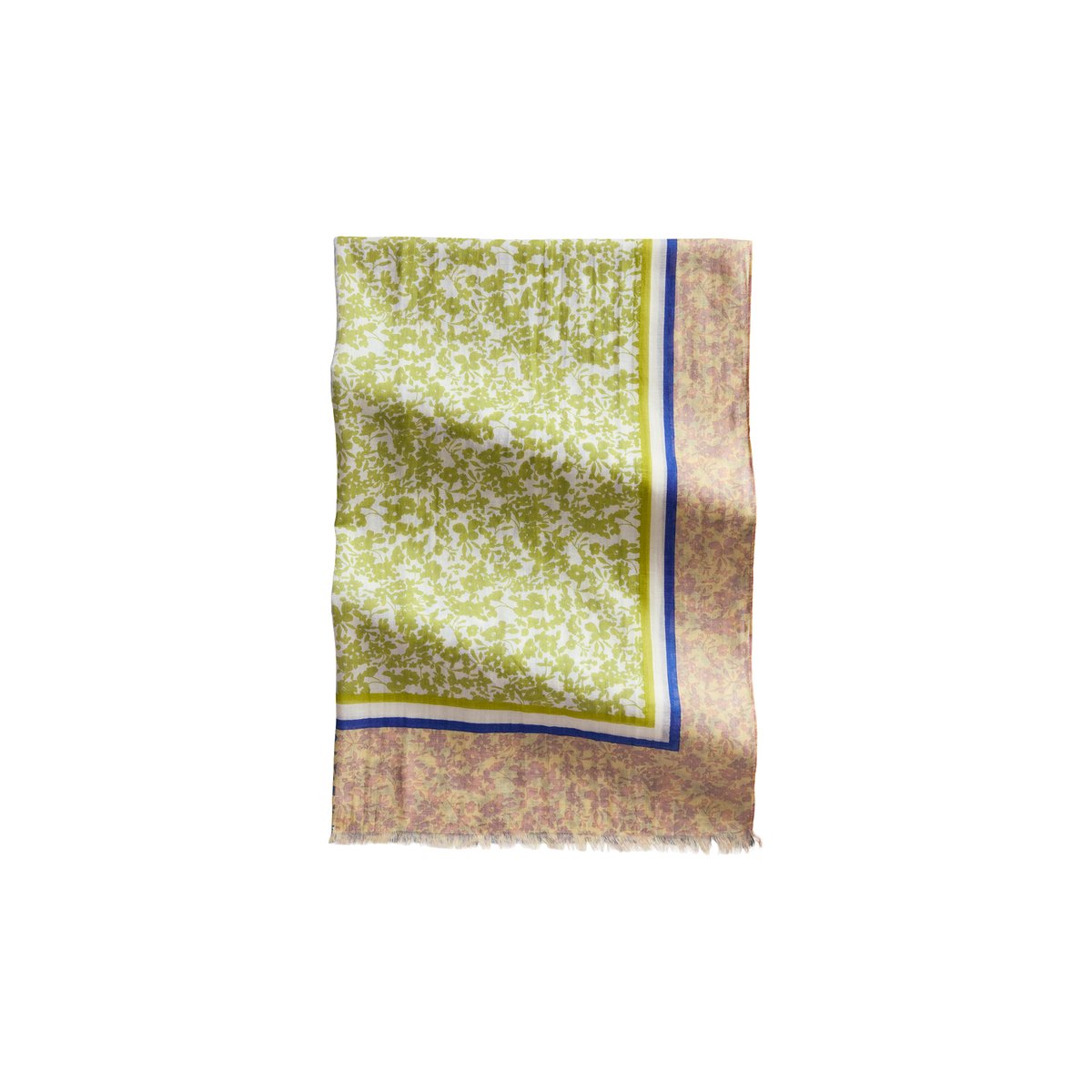 Foulard à l'imprimé allover avec TENCEL™ Lyocell vert, MARC O'POLO