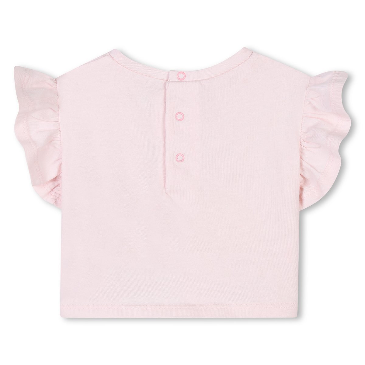 Ensemble short et T-shirt blanc rose pale, BILLIEBLUSH
