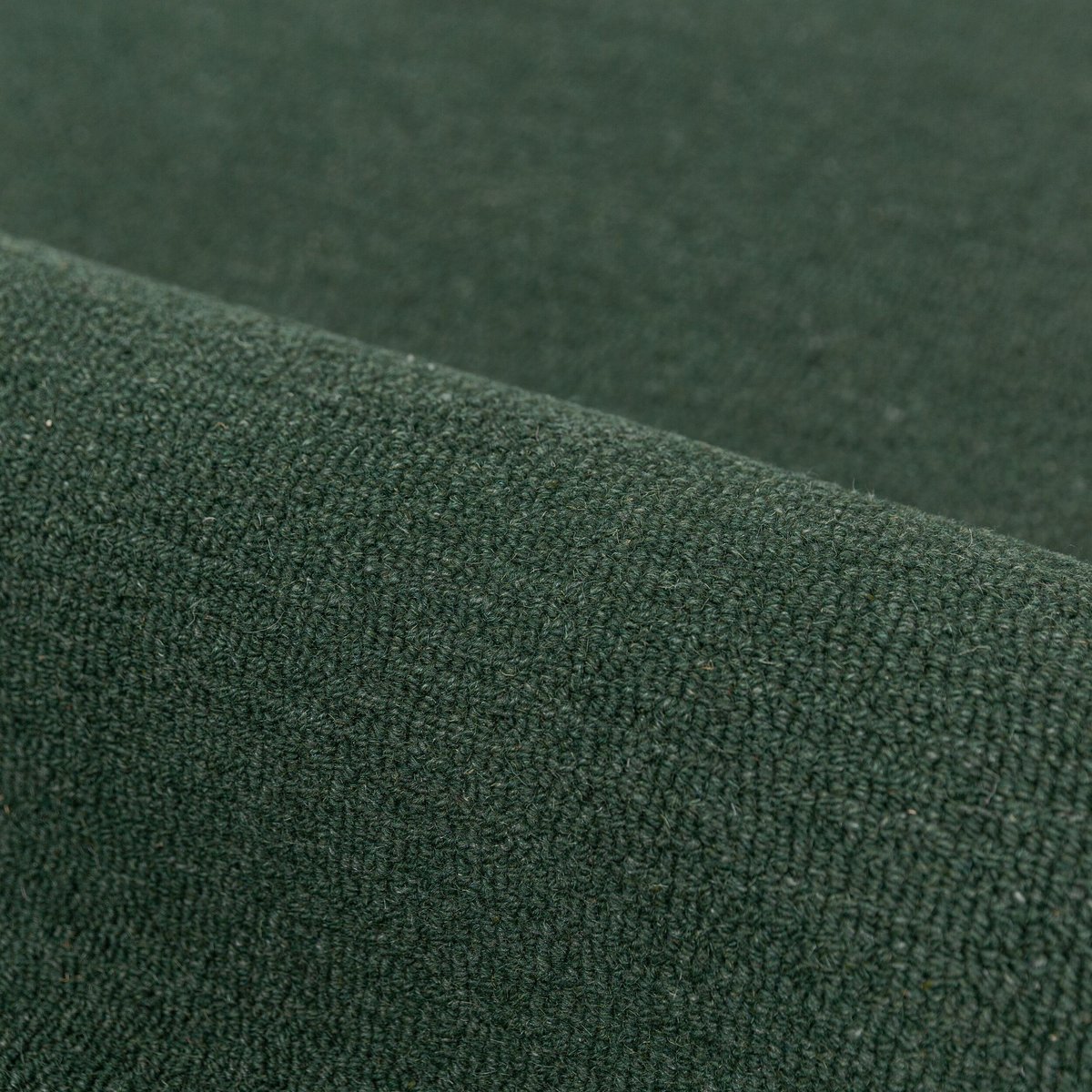 Tapis en mélange de laine à bordure festonnée RIVO vert, FLAIR RUGS