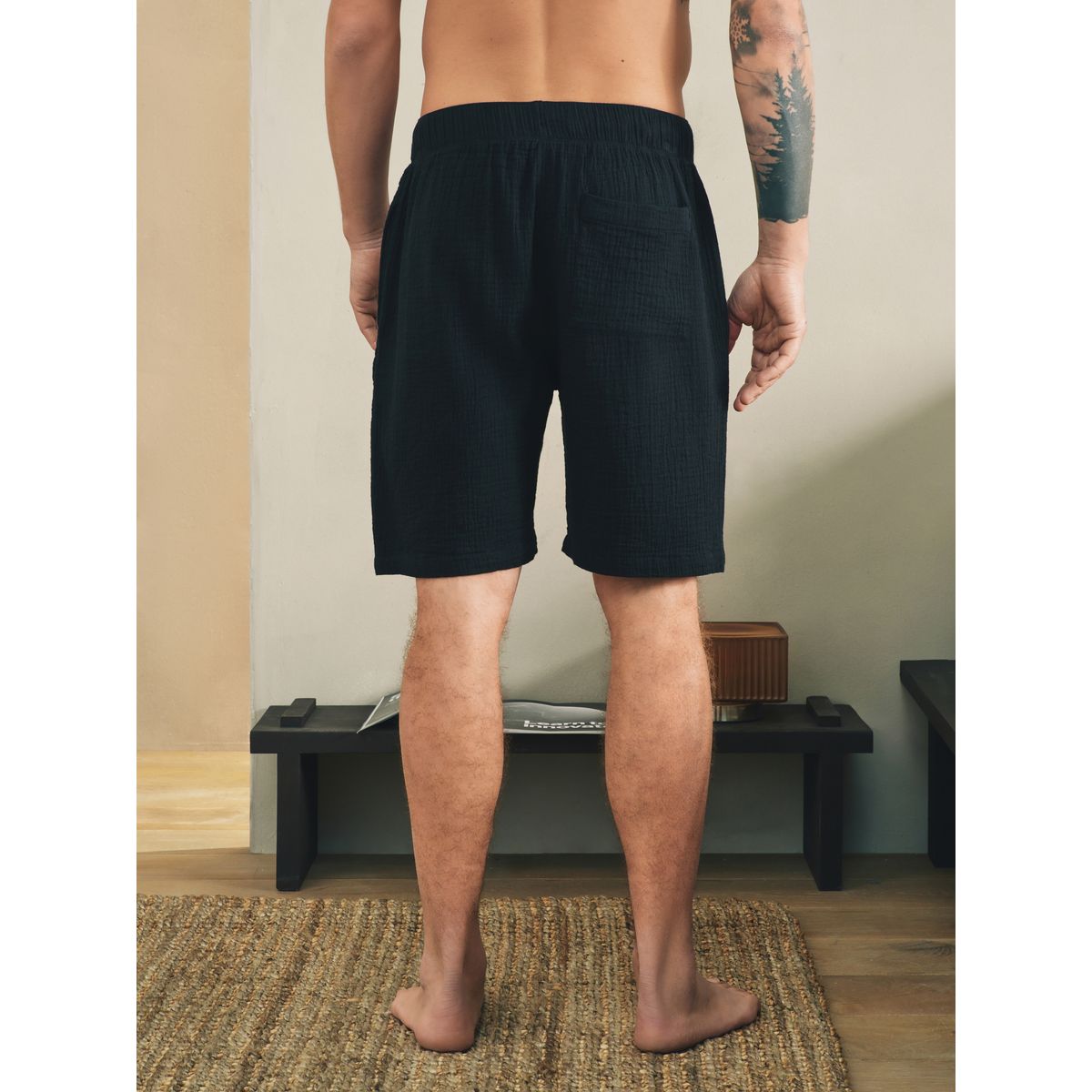 Short en étamine, lot de 3 naturel, NEXT