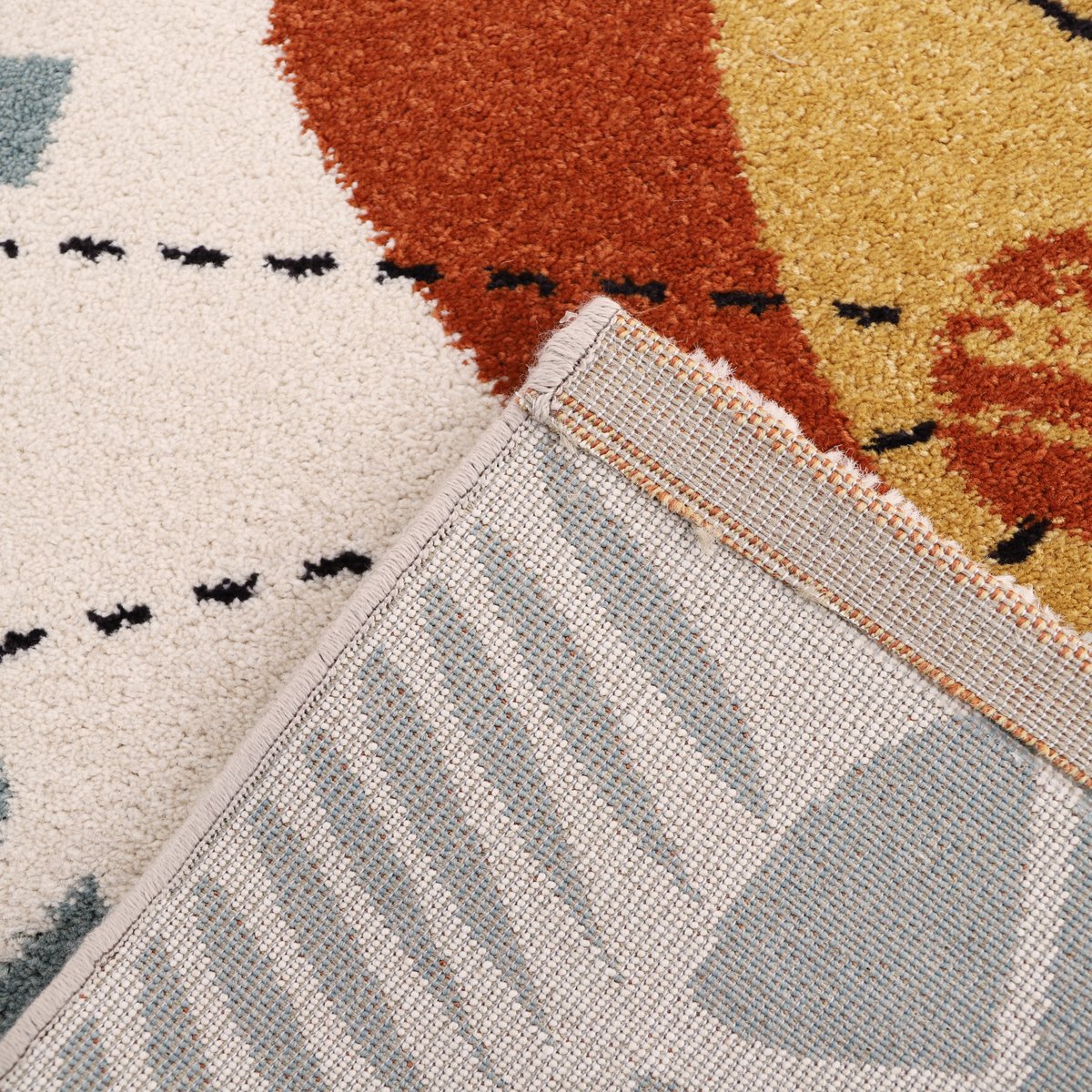 Tapis chambre enfant lion ICHIRO multicolore, NATTIOT
